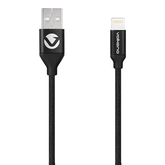 Volkano Weave Series MFI Lightning Cable 3m