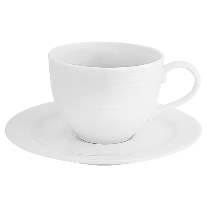 Arctic White Tea Cup and Saucer 200ml