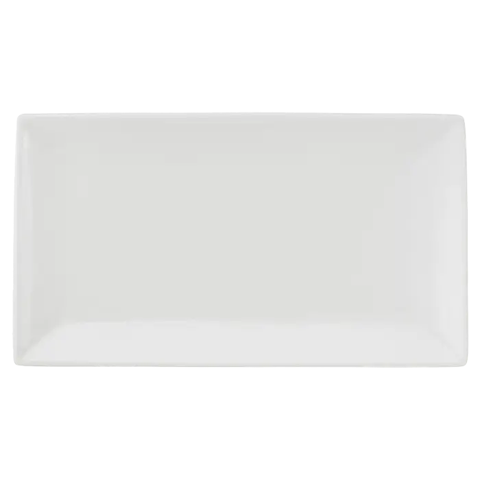 White Basics Rectangular Platter