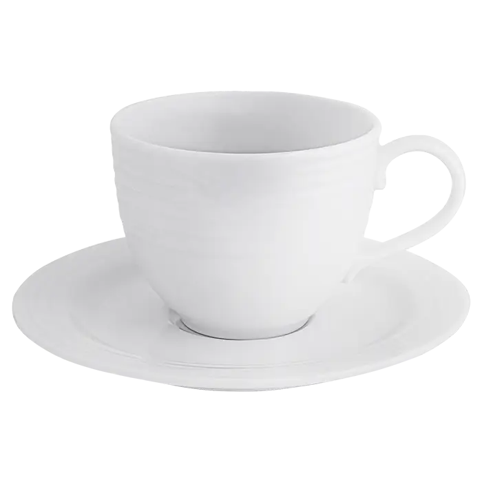 Arctic White Tea Cup and Saucer 240ml