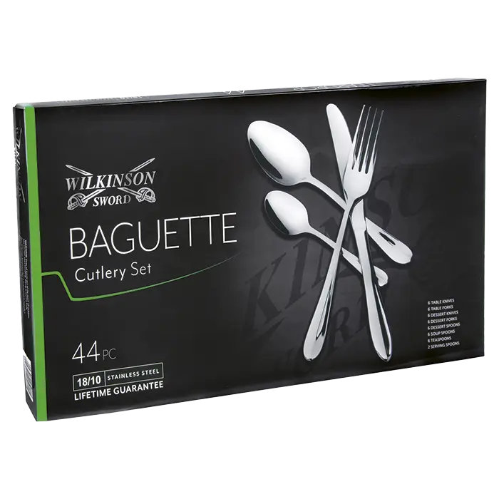Baguette 44 Piece Cutlery Set
