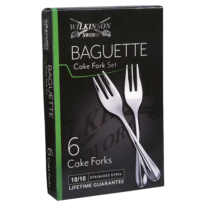 Baguette 6 Piece Cake Fork Set