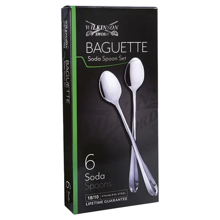 Baguette 6 Piece Soda Spoon Set
