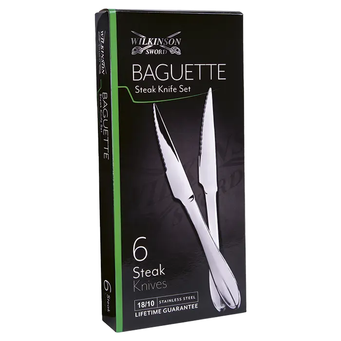 Baguette 6 Piece Steak Knife Set