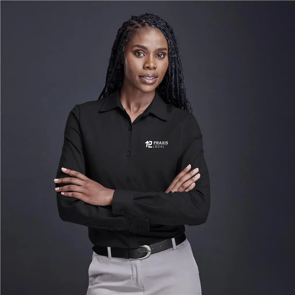 Ladies Long Sleeve Alex Varga Cronus Knitted Shirt