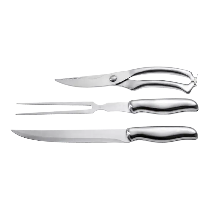 Carving Set in Aluminium Case
