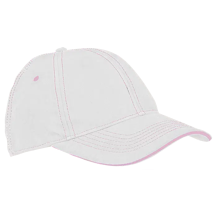 6 Panel Microfibre Stitch Cap