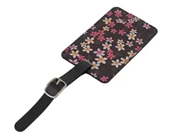 Floral Luggage Tag