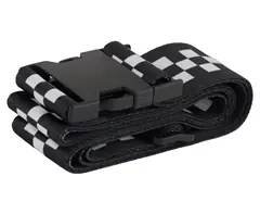 Checkered Luggage Strap