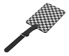Checkered Luggage Tag