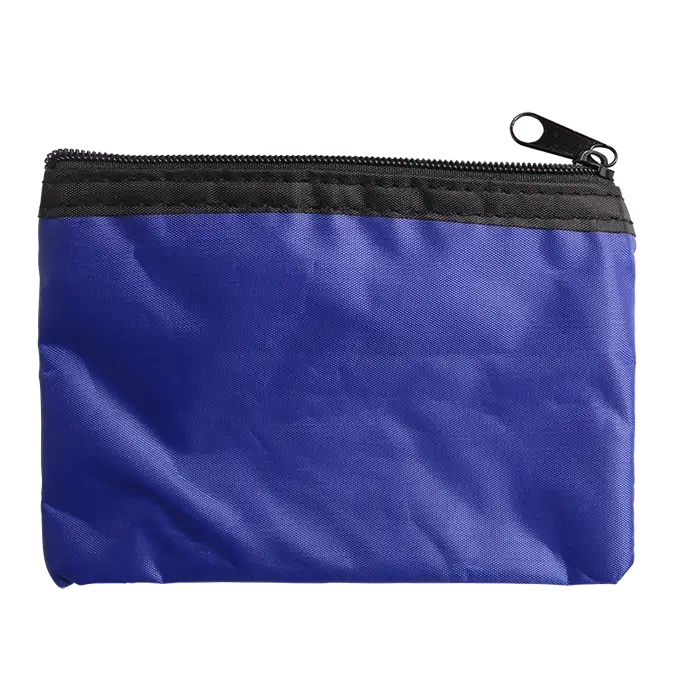 Zippered Pouch with Split Ring