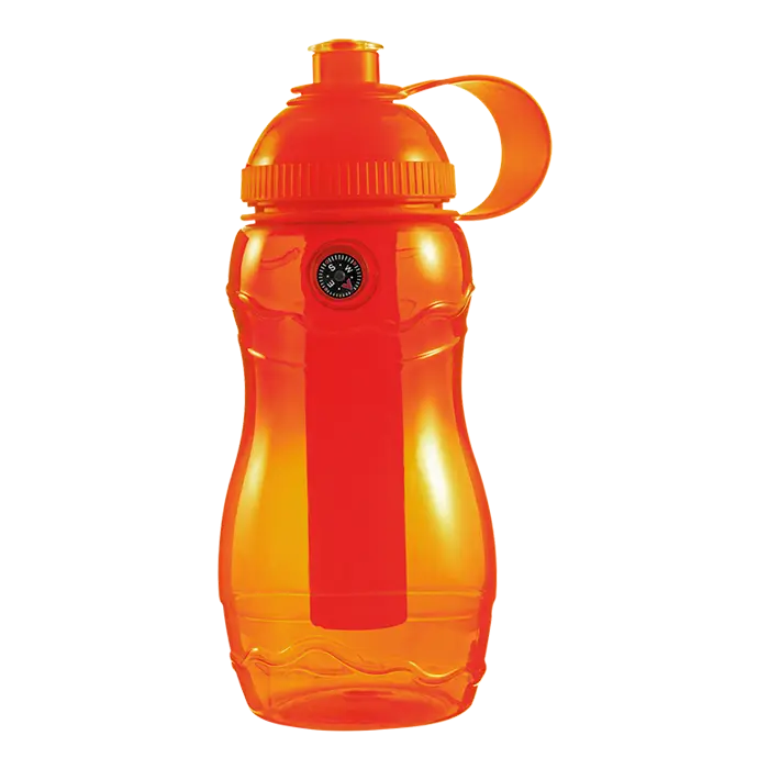 400ml Water Bottle with Freezer Stick and Compass