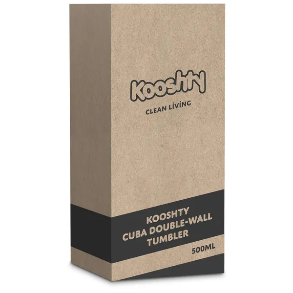 Kooshty Cuba Plastic Double-Wall Tumbler – 500ml Kooshty Cuba Plastic Double-Wall Tumbler – 500ml