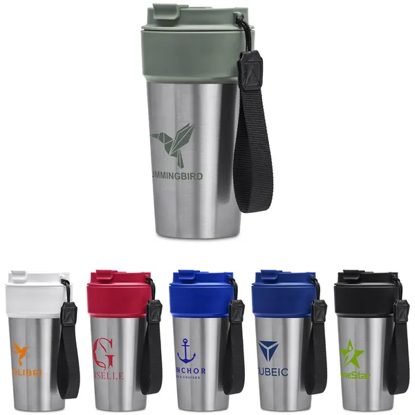 Kooshty Amigo Stainless Steel & Plastic Double-Wall Tumbler - 500ml Kooshty Amigo Stainless Steel & Plastic Double-Wall Tumbler - 500ml