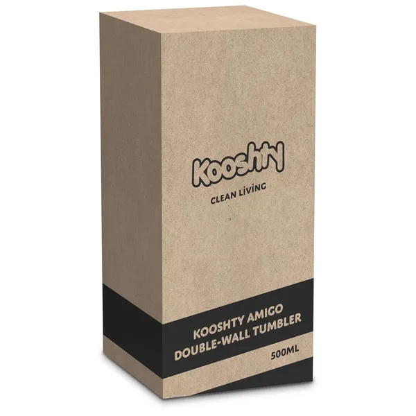 Kooshty Amigo Stainless Steel & Plastic Double-Wall Tumbler - 500ml Kooshty Amigo Stainless Steel & Plastic Double-Wall Tumbler - 500ml