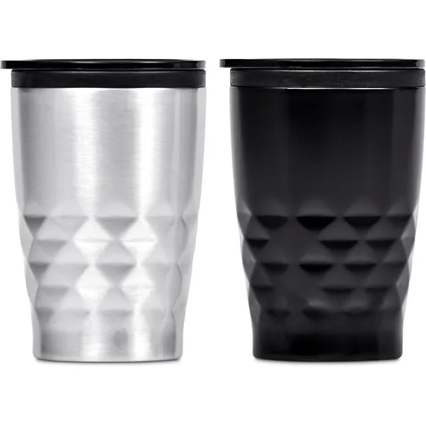 Vega Stainless Steel & Plastic Double-Wall Tumbler – 350ml Vega Stainless Steel & Plastic Double-Wall Tumbler – 350ml