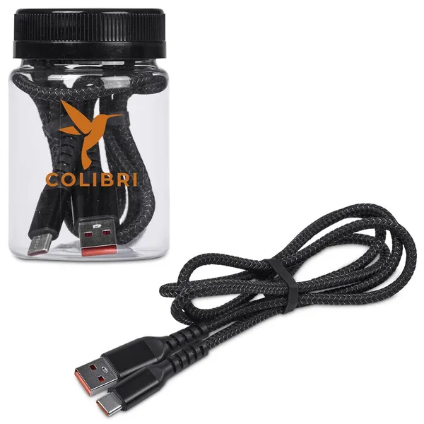 Altitude Muttle Fast Charge USB-A to Type-C Charging Cable in Jar Altitude Muttle Fast Charge USB-A to Type-C Charging Cable in Jar