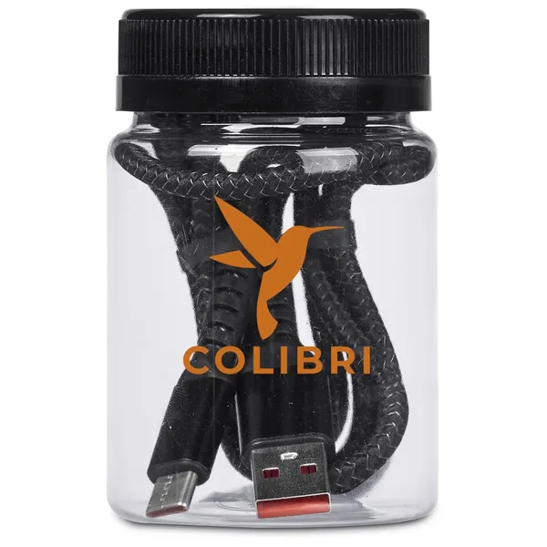 Altitude Muttle Fast Charge USB-A to Type-C Charging Cable in Jar Altitude Muttle Fast Charge USB-A to Type-C Charging Cable in Jar