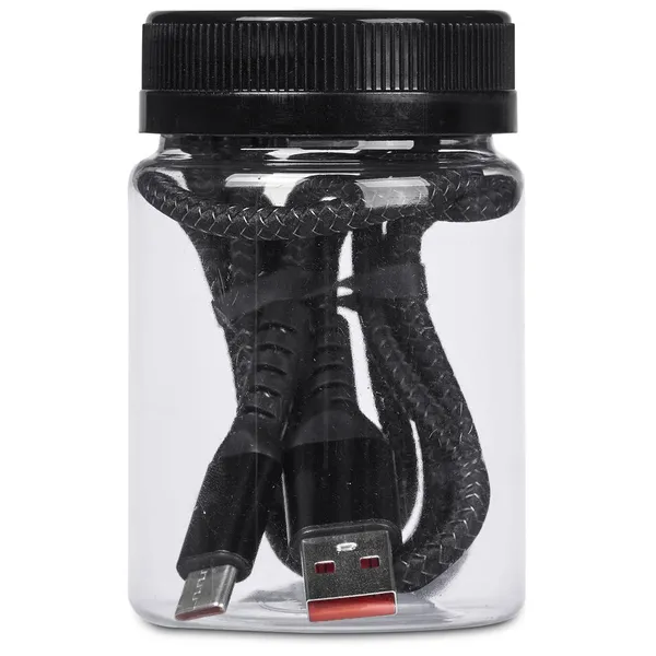 Altitude Muttle Fast Charge USB-A to Type-C Charging Cable in Jar Altitude Muttle Fast Charge USB-A to Type-C Charging Cable in Jar
