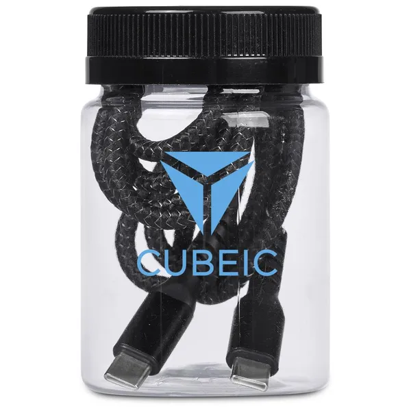 Altitude Nitty Fast Charge Type-C to Type-C Charging Cable in Jar Altitude Nitty Fast Charge Type-C to Type-C Charging Cable in Jar