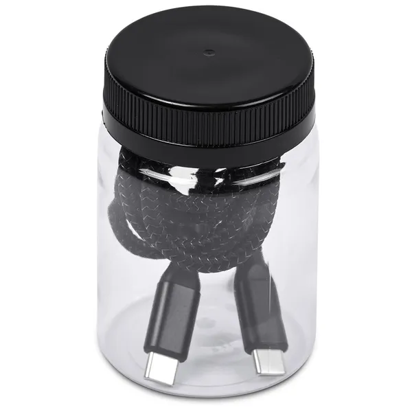 Altitude Nitty Fast Charge Type-C to Type-C Charging Cable in Jar Altitude Nitty Fast Charge Type-C to Type-C Charging Cable in Jar