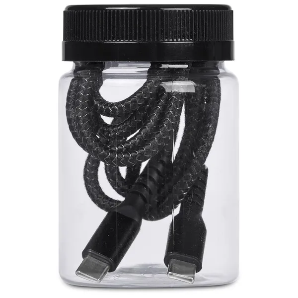 Altitude Nitty Fast Charge Type-C to Type-C Charging Cable in Jar Altitude Nitty Fast Charge Type-C to Type-C Charging Cable in Jar