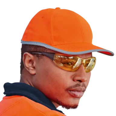 6 Panel Reflective Binding Cap 6 Panel Reflective Binding Cap