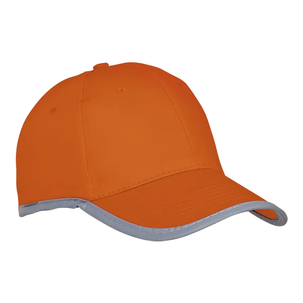 6 Panel Reflective Binding Cap 6 Panel Reflective Binding Cap