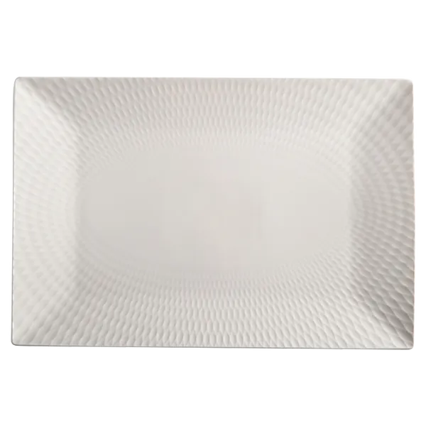 White Basics Diamonds Rectangular Platter White Basics Diamonds Rectangular Platter
