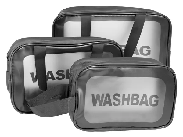 Clearview 3-Piece Wash Bag Set Clearview 3-Piece Wash Bag Set
