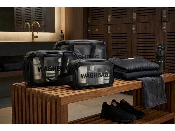 Clearview 3-Piece Wash Bag Set Clearview 3-Piece Wash Bag Set