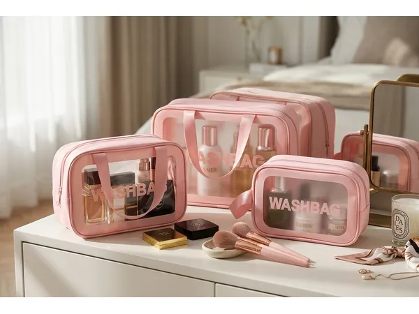 Clearview 3-Piece Wash Bag Set Clearview 3-Piece Wash Bag Set