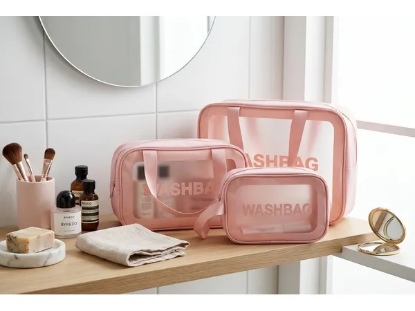 Clearview 3-Piece Wash Bag Set Clearview 3-Piece Wash Bag Set