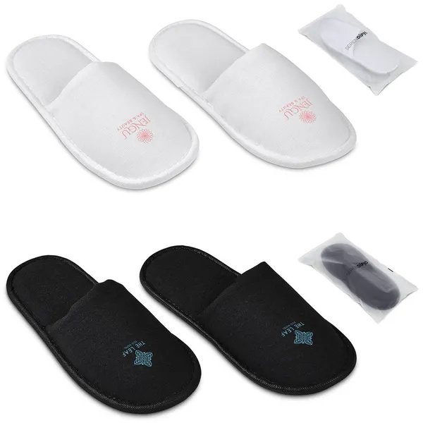 Serendipio Be Our Guest Linen Slippers Serendipio Be Our Guest Linen Slippers
