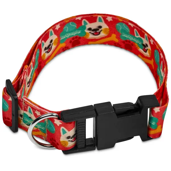 Pre-Printed Sample Hoppla Rambo Polyester Dog Collar Pre-Printed Sample Hoppla Rambo Polyester Dog Collar