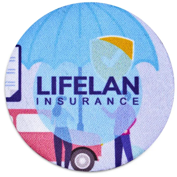 Pre-Printed Sample Hoppla Cuppa Neoprene Car Cup Coaster Pre-Printed Sample Hoppla Cuppa Neoprene Car Cup Coaster