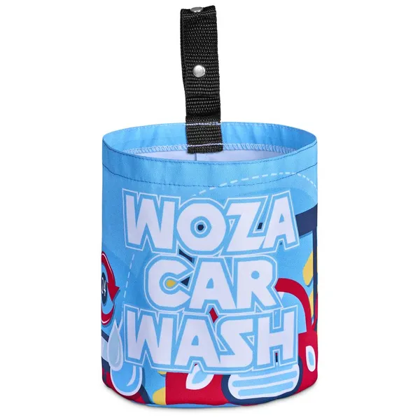 Pre-Printed Sample Hoppla Auto Polyester Car Refuse Holder Pre-Printed Sample Hoppla Auto Polyester Car Refuse Holder