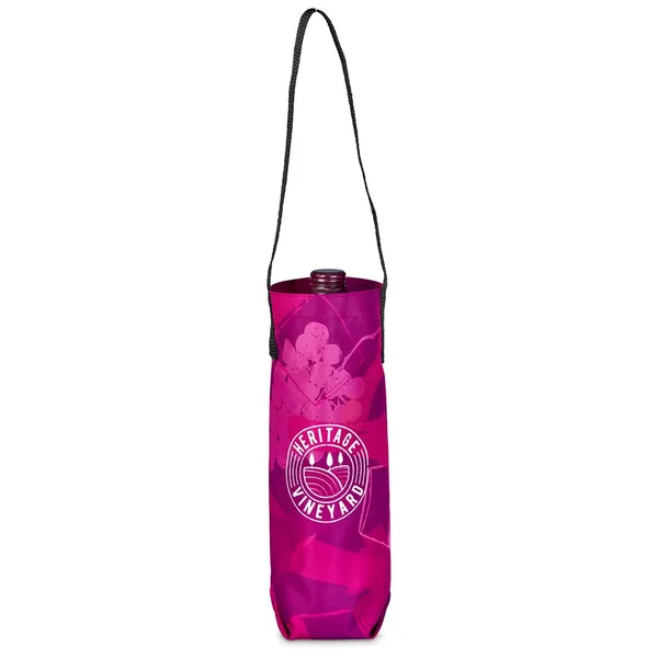 Pre-Printed Sample Hoppla Cellaro Polyester Wine Bottle Gift Bag Pre-Printed Sample Hoppla Cellaro Polyester Wine Bottle Gift Bag