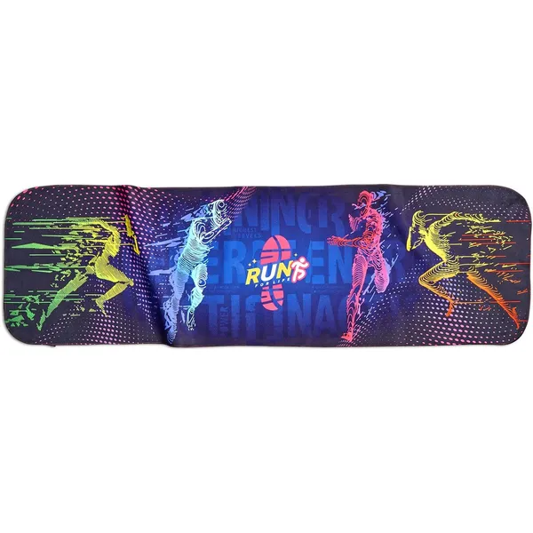 Pre-Printed Sample Hoppla Relay Sports Towel - Single Sided Pre-Printed Sample Hoppla Relay Sports Towel - Single Sided