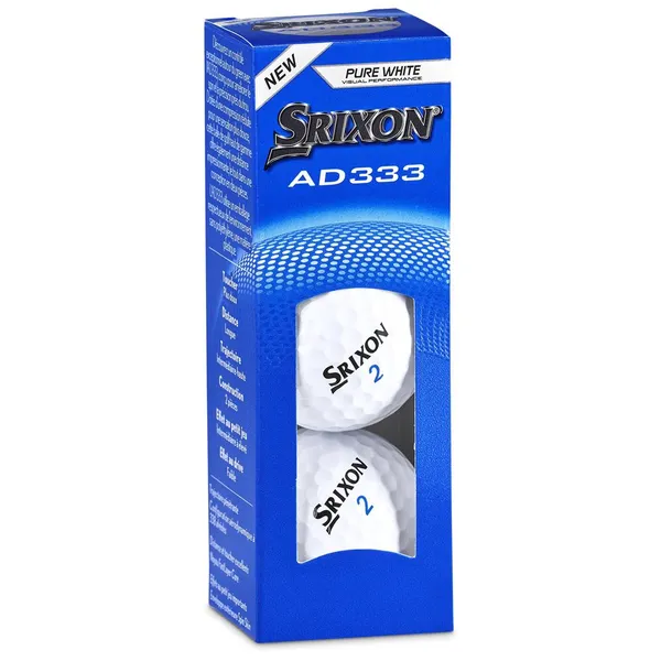 Srixon AD333 Golf Balls (Sleeve of 3) Srixon AD333 Golf Balls (Sleeve of 3)