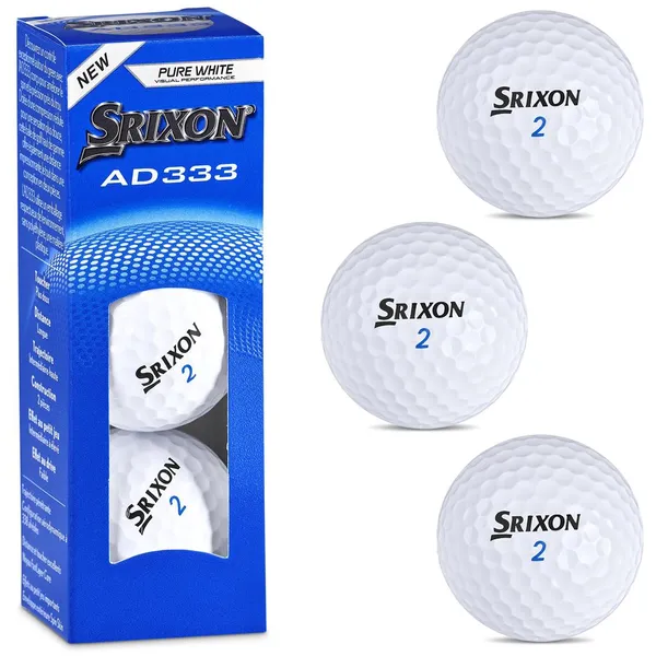 Srixon AD333 Golf Balls (Sleeve of 3) Srixon AD333 Golf Balls (Sleeve of 3)