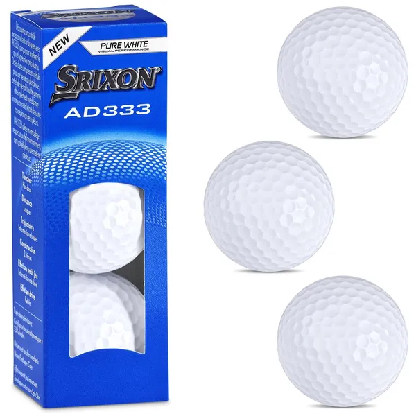 Srixon AD333 Golf Balls (Sleeve of 3) Srixon AD333 Golf Balls (Sleeve of 3)