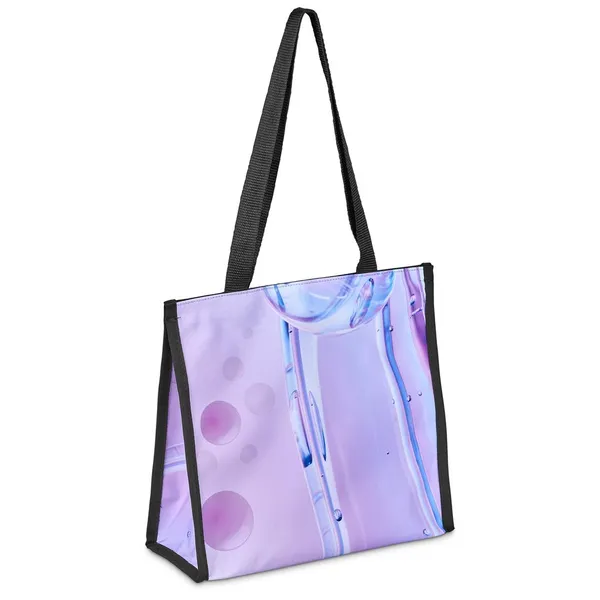 Pre-Printed Sample Hoppla Novaya Small Polyester Tote Cooler Bag Pre-Printed Sample Hoppla Novaya Small Polyester Tote Cooler Bag