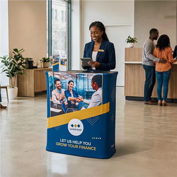 Pop-Up Hydraulic Fabric Counter Pop-Up Hydraulic Fabric Counter
